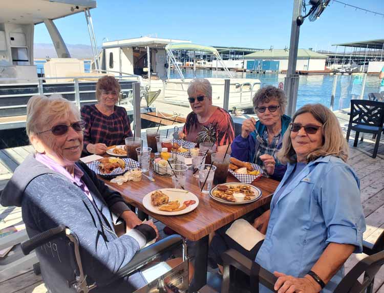 at table, scorpion bay